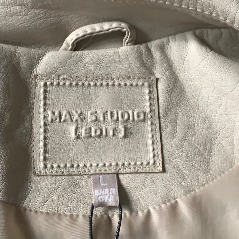 👚NWT Faux Leather Moto Jacket - Picture 16 of 16